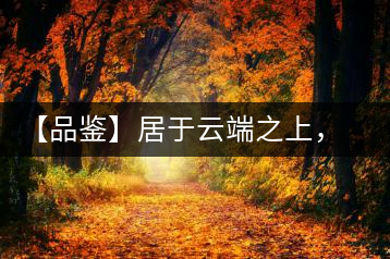 【品鑒】居于云端之上，把歲月“熟”透