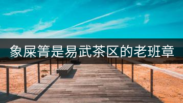 象屎箐是易武茶區(qū)的老班章？