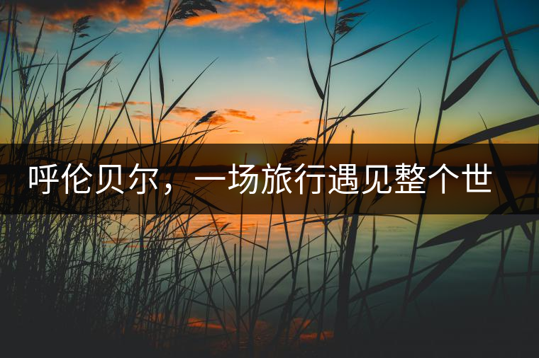 呼倫貝爾，一場(chǎng)旅行遇見整個(gè)世界