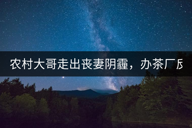農(nóng)村大哥走出喪妻陰霾，辦茶廠反哺鄉(xiāng)鄰，每天處理鮮葉4000斤
