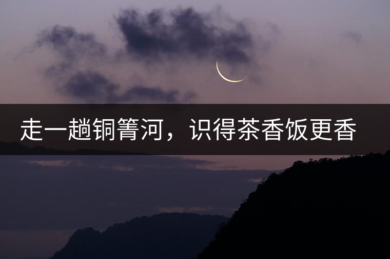 走一趟銅箐河，識(shí)得茶香飯更香走一趟銅箐河，識(shí)得茶香飯更香
