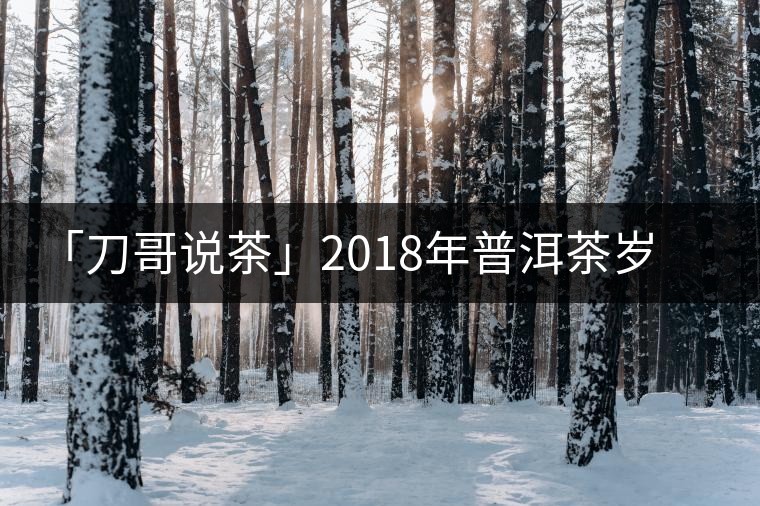 「刀哥說茶」2018年普洱茶歲末大盤點(diǎn) 「刀哥說茶」2018年普洱茶歲末大盤點(diǎn)