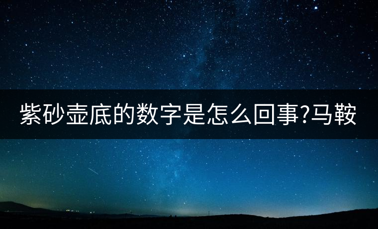 紫砂壺底的數(shù)字是怎么回事?馬鞍山的普洱茶品質(zhì)如何?紫砂壺底的數(shù)字是怎么回事？馬鞍山的普洱茶品質(zhì)如何？