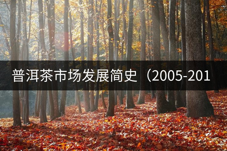 普洱茶市場發(fā)展簡史(2005-2012年) 普洱茶市場發(fā)展簡史(2005-2012年)