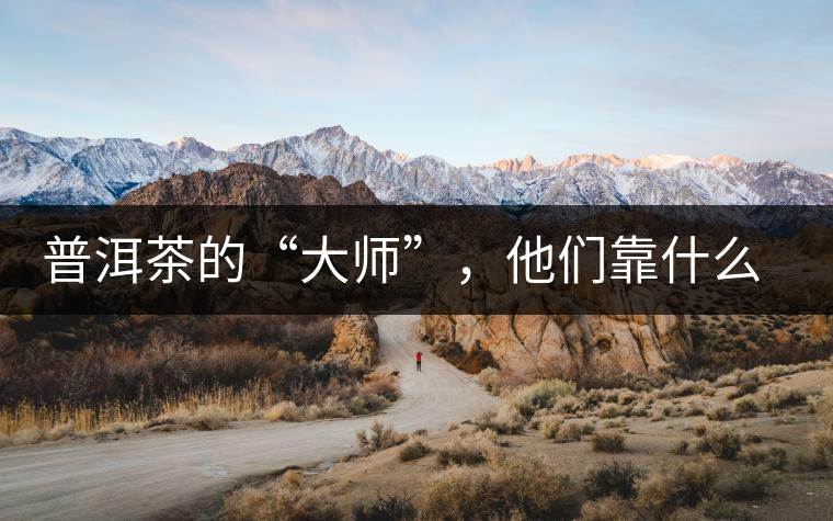 普洱茶的“大師”，他們靠什么來斷茶？