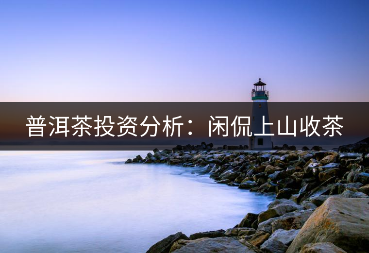 普洱茶投資分析:閑侃上山收茶 普洱茶投資分析:閑侃上山收茶