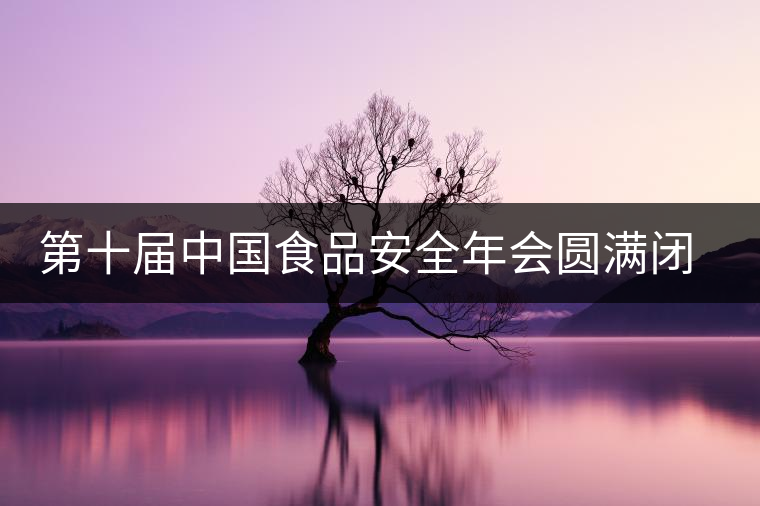 第十屆中國食品安全年會圓滿閉幕 普洱茶膏企業(yè)獲多項大獎 第十屆中國食品安全年會圓滿閉幕 普洱茶膏企業(yè)獲多項大獎