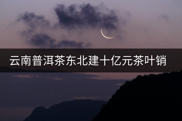 云南普洱茶東北建十億元茶葉銷(xiāo)售批發(fā)基地 云南普洱茶東北建十億元茶葉銷(xiāo)售批發(fā)基地