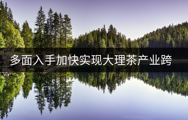 多面入手加快實現(xiàn)大理茶產(chǎn)業(yè)跨越式發(fā)展 多面入手加快實現(xiàn)大理茶產(chǎn)業(yè)跨越式發(fā)展