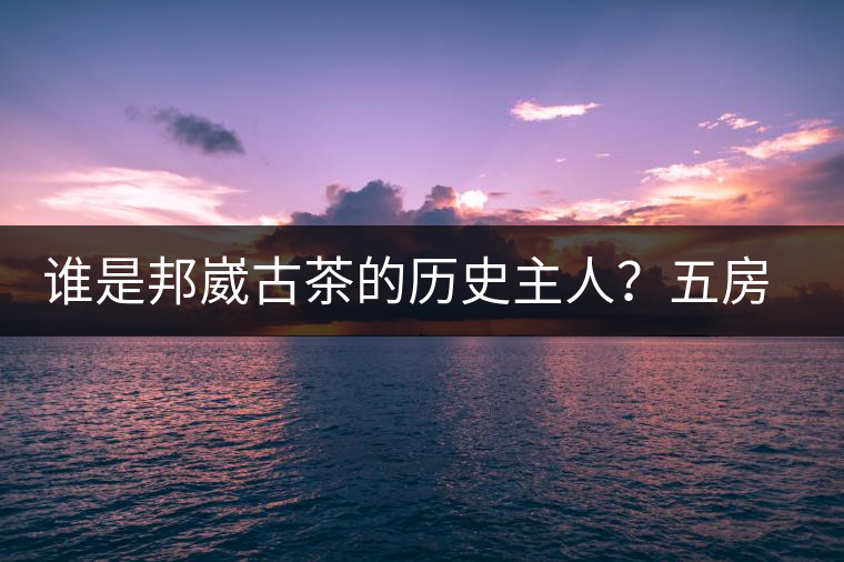 誰是邦崴古茶的歷史主人？五房·茶馬古道考察記