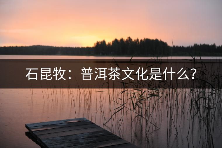 石昆牧：普洱茶文化是什么？