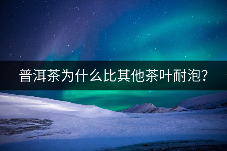 普洱茶為什么比其他茶葉耐泡? 普洱茶為什么比其他茶葉耐泡?