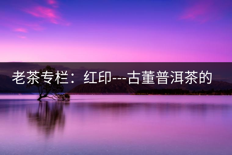 老茶專欄：紅印---古董普洱茶的最后經典