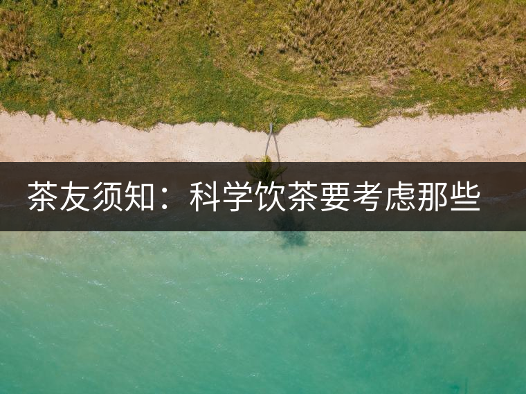 茶友須知：科學(xué)飲茶要考慮那些因素？