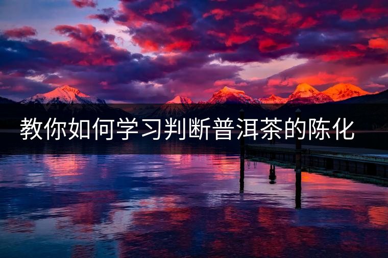 教你如何學習判斷普洱茶的陳化潛力 教你如何學習判斷普洱茶的陳化潛力