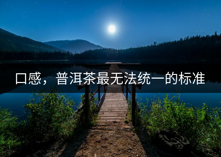 口感，普洱茶最無法統(tǒng)一的標(biāo)準(zhǔn)