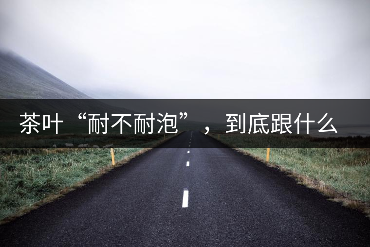 茶葉“耐不耐泡”，到底跟什么有關(guān)？