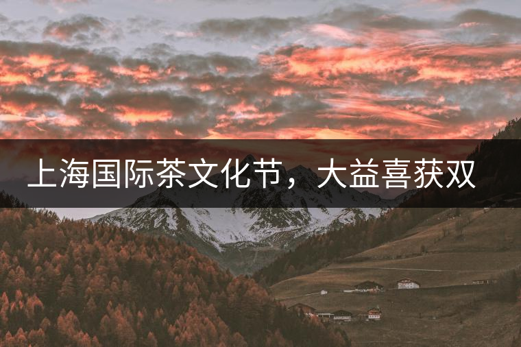 上海國際茶文化節(jié)，大益喜獲雙獎