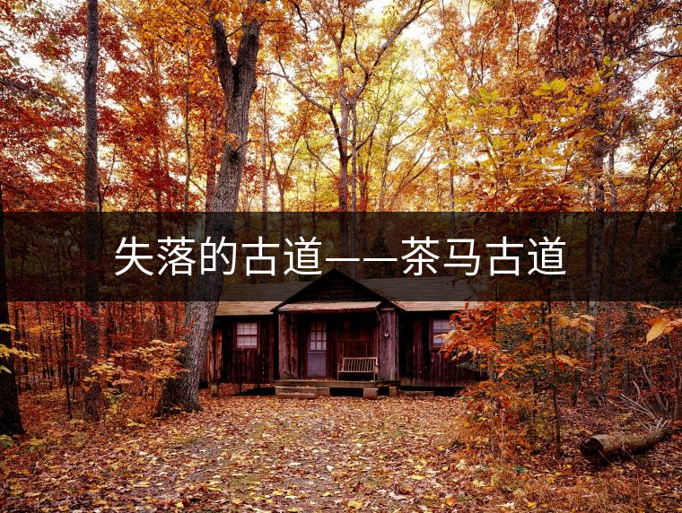 失落的古道——茶馬古道