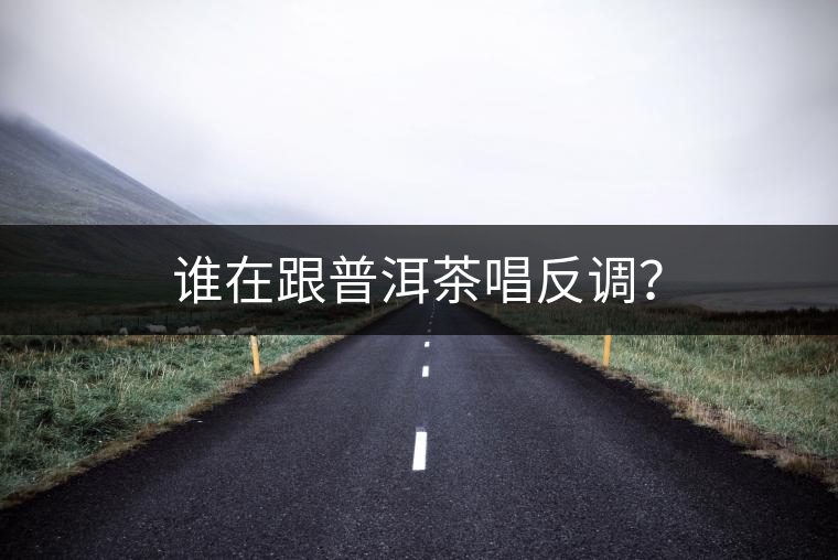 誰(shuí)在跟普洱茶唱反調(diào)？