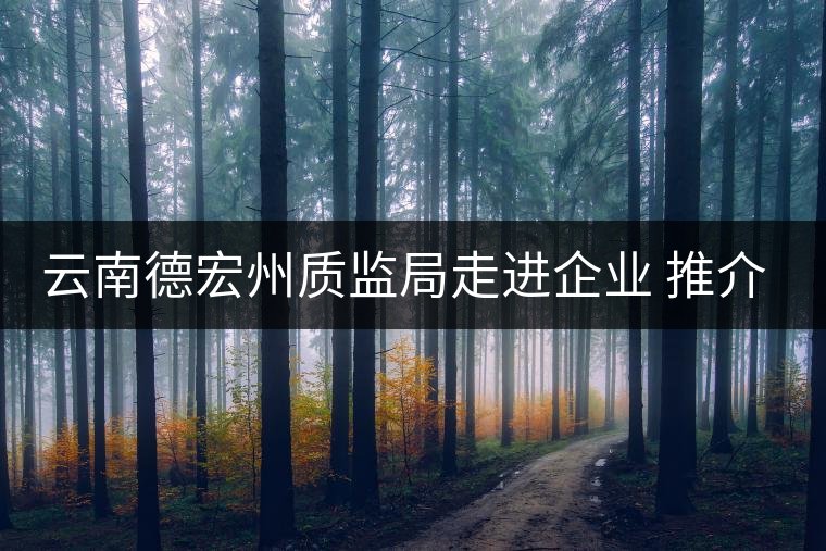 云南德宏州質(zhì)監(jiān)局走進(jìn)企業(yè) 推介普洱茶地標(biāo)