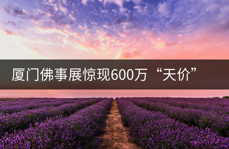 廈門佛事展驚現(xiàn)600萬(wàn)“天價(jià)”普洱茶 廈門佛事展驚現(xiàn)600萬(wàn)“天價(jià)”普洱茶