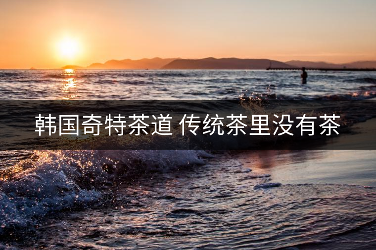 韓國(guó)奇特茶道 傳統(tǒng)茶里沒(méi)有茶 韓國(guó)奇特茶道 傳統(tǒng)茶里沒(méi)有茶