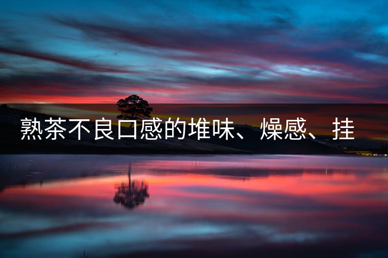 熟茶不良口感的堆味、燥感、掛喉