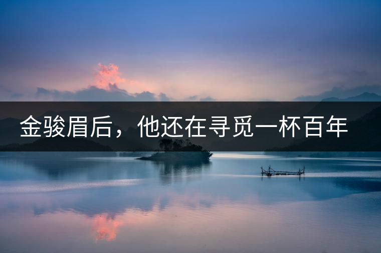 金駿眉后，他還在尋覓一杯百年前的茶……