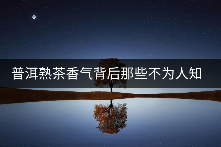 普洱熟茶香氣背后那些不為人知的秘密 普洱熟茶香氣背后那些不為人知的秘密