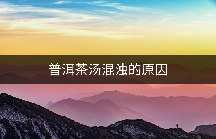 普洱茶湯混濁的原因 普洱茶湯混濁的原因