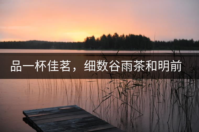 品一杯佳茗，細(xì)數(shù)谷雨茶和明前茶的區(qū)別