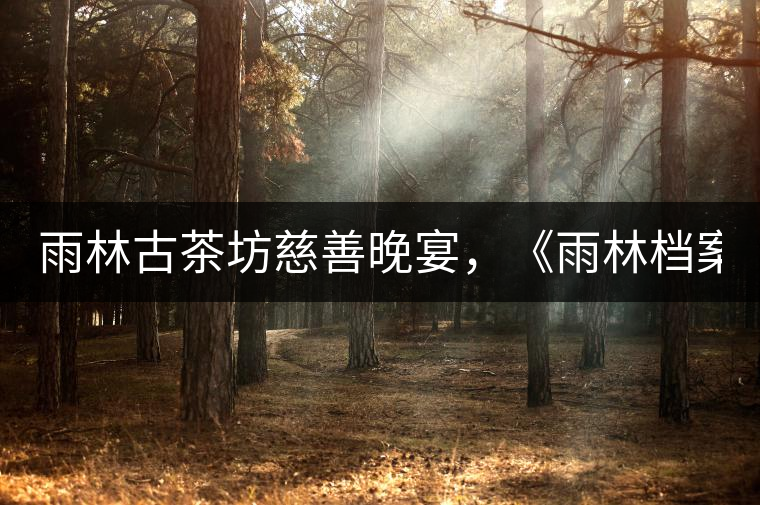 雨林古茶坊慈善晚宴，《雨林檔案·曼松》拍出106萬！