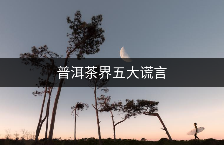 普洱茶界五大謊言 普洱茶界五大謊言