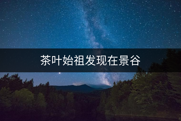 茶葉始祖發(fā)現(xiàn)在景谷 茶葉始祖發(fā)現(xiàn)在景谷