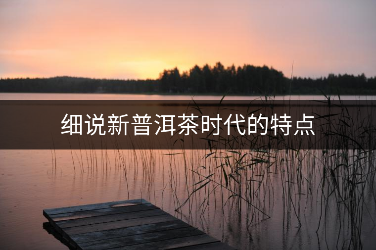 細(xì)說新普洱茶時代的特點 細(xì)說新普洱茶時代的特點