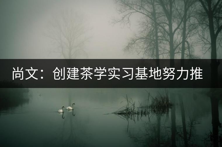 尚文：創(chuàng)建茶學(xué)實習(xí)基地努力推廣茶文化