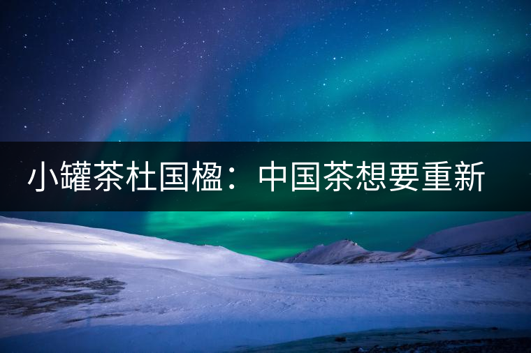小罐茶杜國(guó)楹：中國(guó)茶想要重新走向世界，就要把用戶體驗(yàn)變簡(jiǎn)單