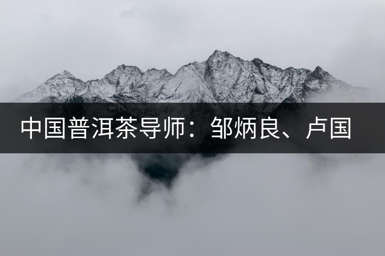 中國普洱茶導(dǎo)師：鄒炳良、盧國齡