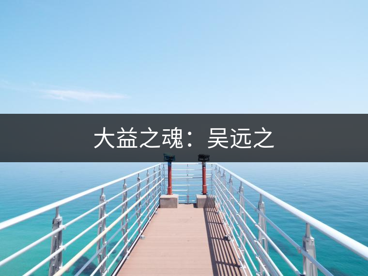 大益之魂:吳遠之 大益之魂:吳遠之