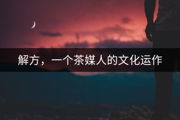 解方，一個茶媒人的文化運(yùn)作