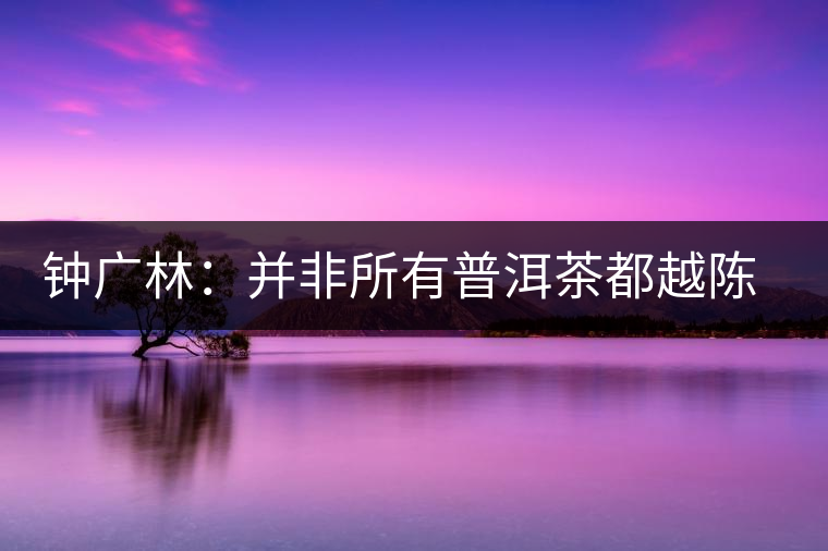 鐘廣林:并非所有普洱茶都越陳越香 鐘廣林:并非所有普洱茶都越陳越香