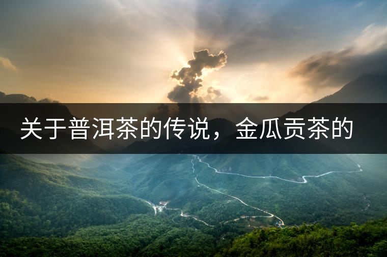 關(guān)于普洱茶的傳說，金瓜貢茶的來由