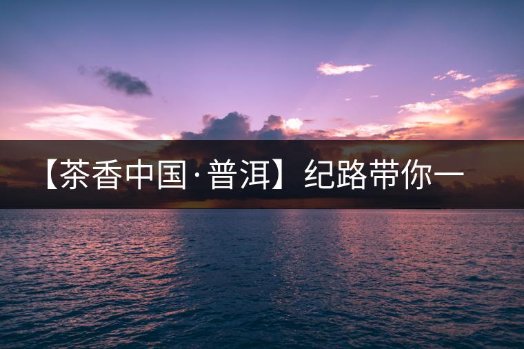 【茶香中國·普洱】紀(jì)路帶你一起走進普洱茶的前世今生