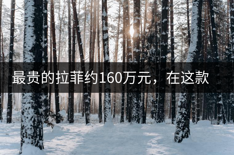 最貴的拉菲約160萬元，在這款普洱面前直接被秒成渣