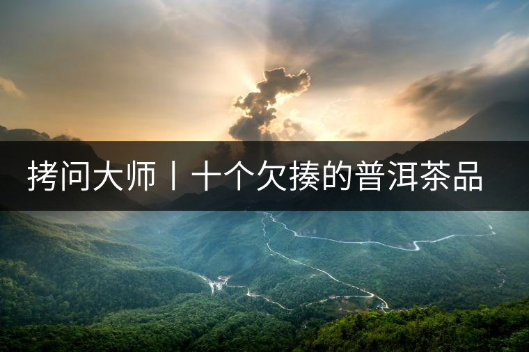 拷問大師丨十個(gè)欠揍的普洱茶品評(píng)用詞 拷問大師丨十個(gè)欠揍的普洱茶品評(píng)用詞