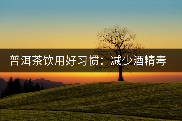 普洱茶飲用好習(xí)慣：減少酒精毒害宜適當(dāng)飲茶