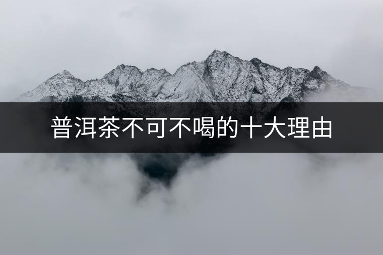 普洱茶不可不喝的十大理由 普洱茶不可不喝的十大理由