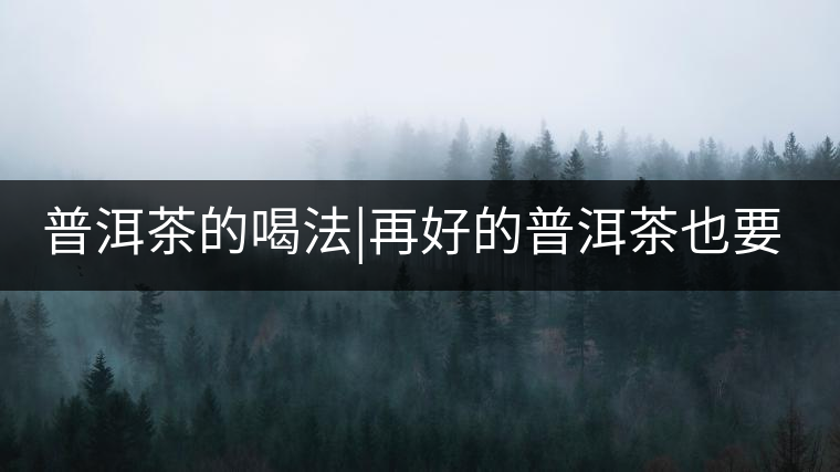 普洱茶的喝法|再好的普洱茶也要用水來(lái)詮釋 普洱茶的喝法|再好的普洱茶也要用水來(lái)詮釋