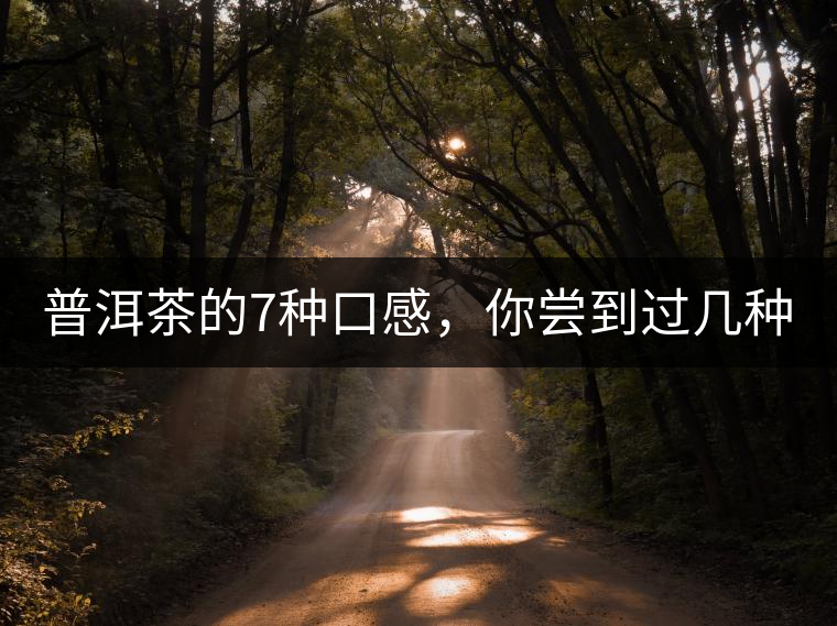 普洱茶的7種口感，你嘗到過幾種？